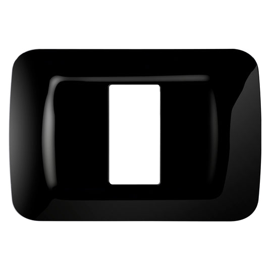 Placa ornament, 1 modul, negru, System Top GW22511