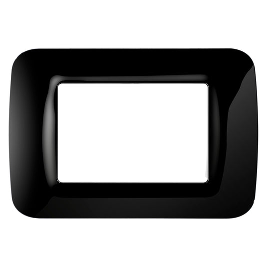 Placa ornament, 3 module, negru, System Top GW22513