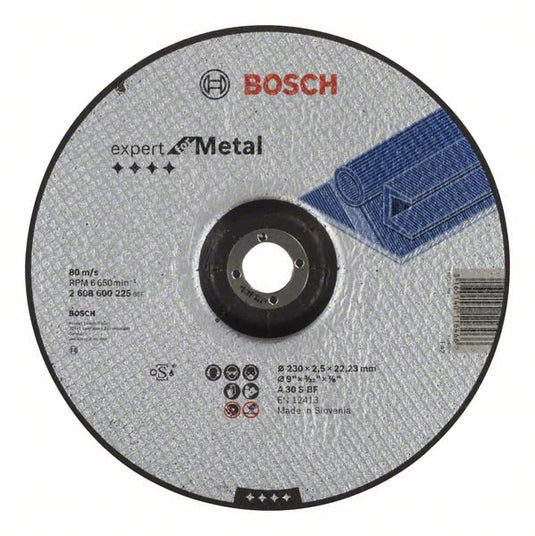 Disc de taiere pentru metal, 230x2.5mm, Bosch 2608600225