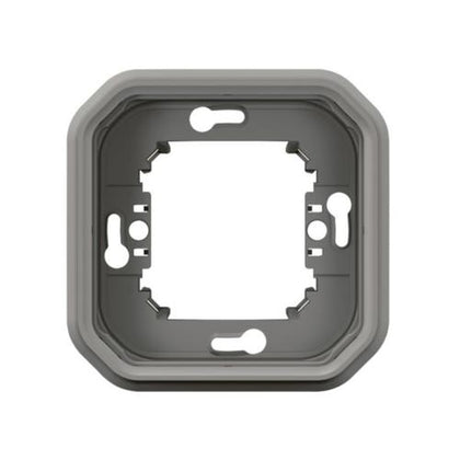 Doza modulara, 1 aparat, montaj ingropat, IP55, gri, Plexo 069681L, , alternativo.ro