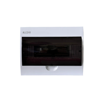 Tablou policarbonat, aparent, 12 module, 1 rand, IP50, Aledio A12M1PT, , alternativo.ro
