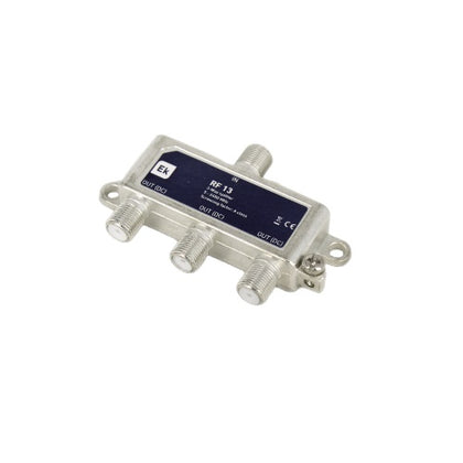 Splitter CATV, cu conector F, 5÷2400MHz, 3 iesiri, Ekselans 141002, , alternativo.ro