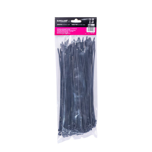Coliere cu protectie UV, 250x3.6mm, 66 94V-2 UL, negru, Eurolamp 147-54108