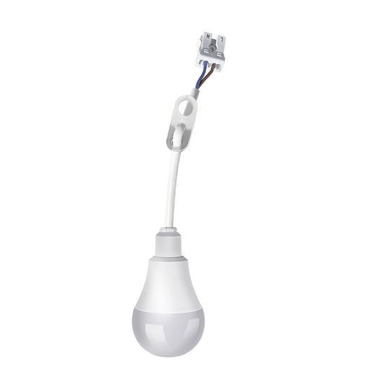 Bec LED cu cablu si bloc terminal, 9W, 1000Lm, 4000K, 220-240V, A60, Eurolamp 147-77520