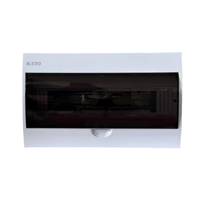 Tablou policarbonat, aparent, 18 module, 1 rand, IP50, Aledio A18M1PT, , alternativo.ro