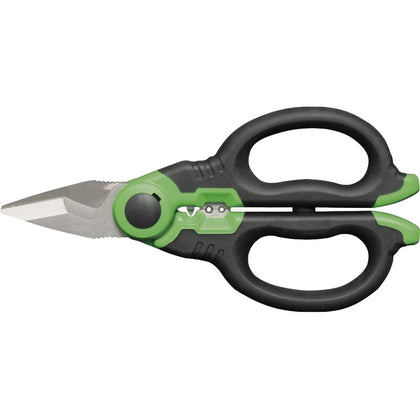 Foarfeca de electrician, tăiere Ø70 mm, cu dezizolator de cabluri 1.5–2.5mm și funcție de sertizare 2.5–6mm, 160 mm, Haupa 200204, , alternativo.ro