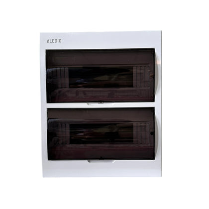 Tablou policarbonat, aparent, 24 module, 2 randuri, IP50, Aledio A24M2PT, , alternativo.ro