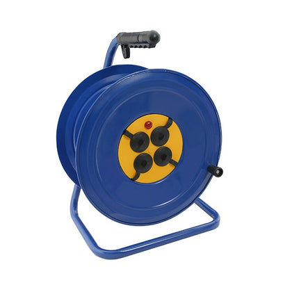 Tambur metalic, fara cablu, 4 prize cu protectie 31-003, 1, alternativo.ro