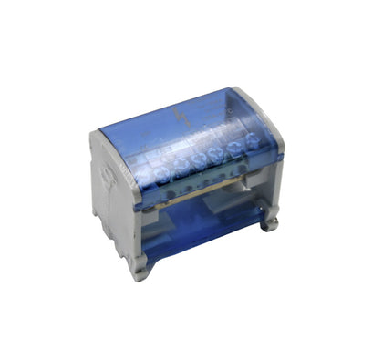 Distribuitor pe sina, 2 bare, 4x7mm² + 10x5mm², 125A, 500V, Adeleq 32-590, , alternativo.ro