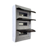 Tablou policarbonat, aparent, 36 module, 3 randuri, IP50, Aledio A36M3PT
