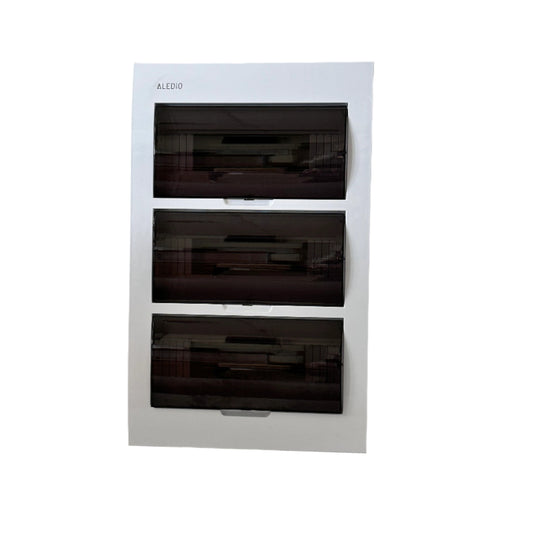 Tablou policarbonat, incastrat, 36 module, 3 randuri, IP50, Aledio A36M3ST