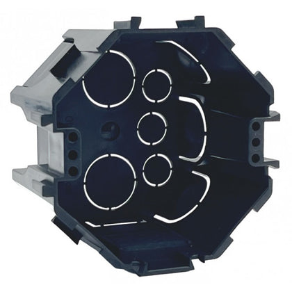 Doza de aparat, conectabila, octogonala, Ø67x50mm, montaj ingropat, negru, Dabler 39-01040, , alternativo.ro