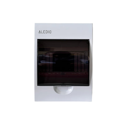 Tablou policarbonat, aparent, 6 module, 1 rand, IP50, Aledio A06M1PT, , alternativo.ro