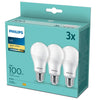 Set 3 Becuri LED clasic, A67, E27, 13W, 1521Lm, lumina calda 2700K, Philips 8718699694920