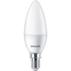 Set 3 Becuri LED lumanare, E14, 5W, 470Lm, lumina calda 2700K, Philips 8719514313385