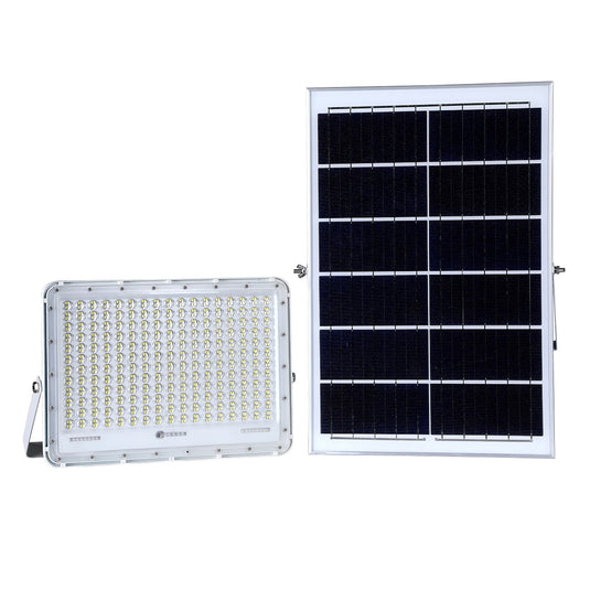 Proiector LED, cu panou solar separat, 150W, 20Ah, 6000K, IP65, Aledio A0350D150