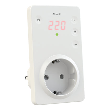 Priza cu releu de monitorizare tensiune, monofazata, 16A, 3000VA, Aledio A000R1, , alternativo.ro
