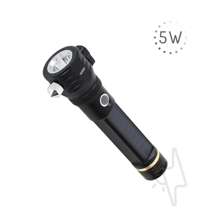 Lanterna LED, solara, multifunctionala, 5W, 2000mAh, Aledio, , alternativo.ro