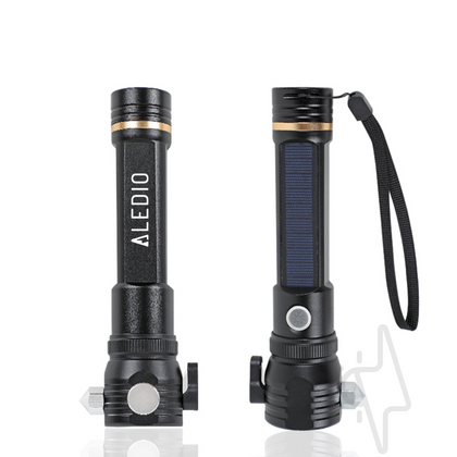 Lanterna LED, solara, multifunctionala, 5W, 2000mAh, Aledio, , alternativo.ro