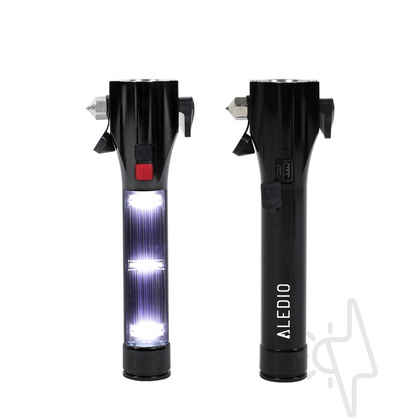 Lanterna LED, solara, multifunctionala, 8W, 2000mAh, Aledio, alternativo.ro