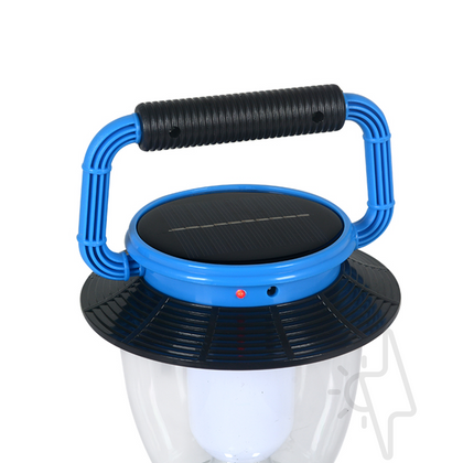 Felinar LED, solar, reincarcabil, 6W, 800mAh, albastru, Aledio, , alternativo.ro