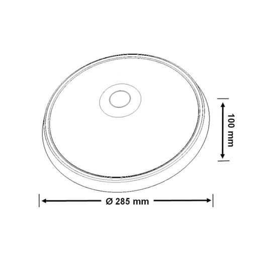 Plafoniera cu senzor de miscare, 360°, 2xE27, 25W + kit de emergenta, Borled BR-C0243-050