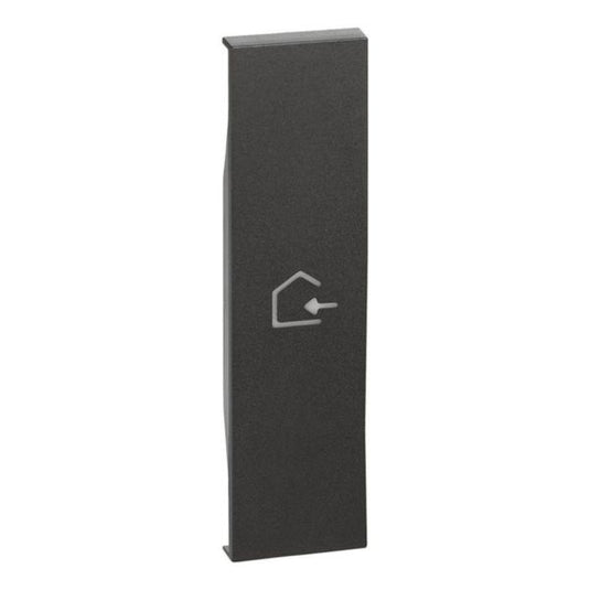 Tasta actuator, iluminabila, simbol "COMING IN", 1 modul, negru, Living Now KG01MHBACK