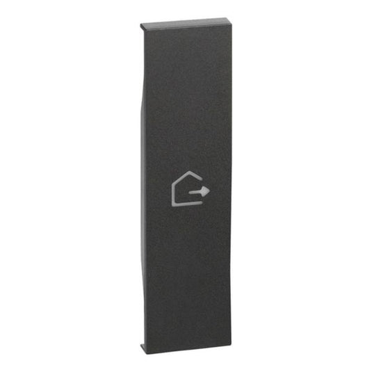 Tasta actuator, iluminabila, simbol "GOING OUT", 1 modul, negru, Living Now KG01MHGEN