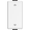 Buton dublu cu interblocare, 1 modul, 10A, alb, Matix AM5037N