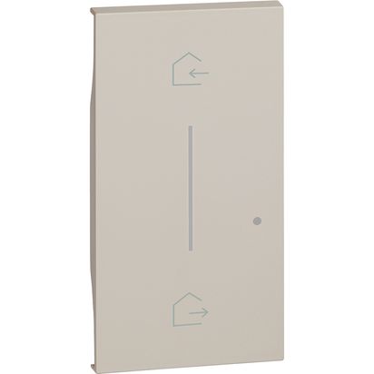 Tasta pentru intrerupator fara fir, 2 module, nisip, Living Now KM40M2