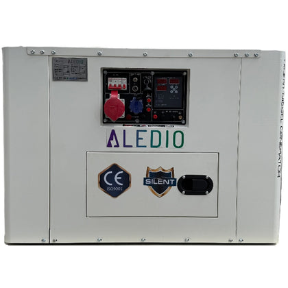 Generator de curent, diesel, 12.5 kVA, 10 kW, 380/220V, Aledio DG13000SE, , alternativo.ro