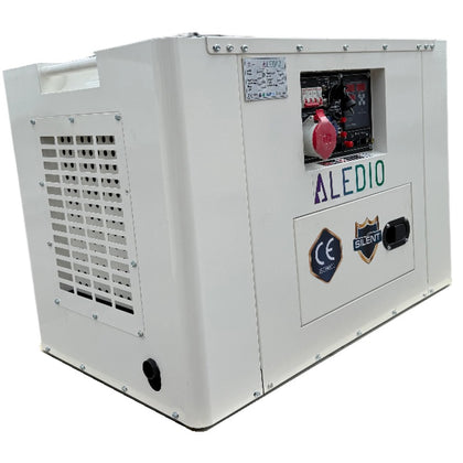 Generator de curent, diesel, 12.5 kVA, 10 kW, 380/220V, Aledio DG13000SE, , alternativo.ro