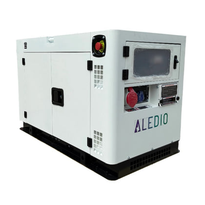Generator de curent, diesel, 15 kVA, 12 kW, 380/220V, Aledio DG15000SE, , alternativo.ro