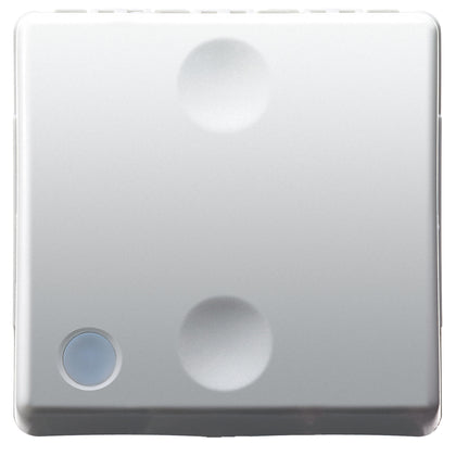 Intrerupator cap-cruce, iluminabil, 2 module, 16A, alb, System GW20580, , alternativo.ro