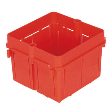 Doza aparat, montaj incastrat, 2 module, 70x70x50mm, rosu, Gewiss GW24231, , alternativo.ro