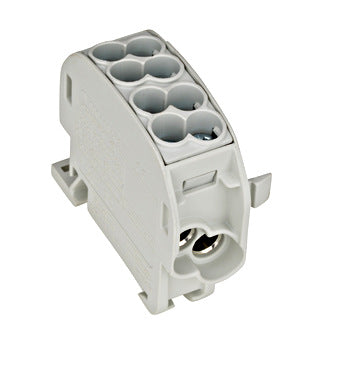 Clema de derivatie, 25mm², 1P, Cu-Al, izolata, Gri, Schrack Technick IKA26110