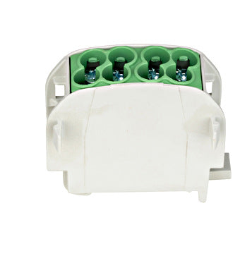 Clema de derivatie, 25mm², 1P, Cu-Al, izolata, Galben/Verde, Schrack Technick IKA26130