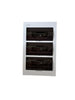 Distribuitor pe sina, 1 bara, 3x7mm² + 4x4mm², 80A, 500V, Adeleq 32-596
