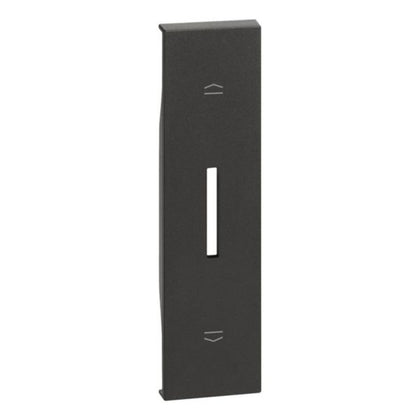 Tasta intrerupator storuri, 1 modul, negru, Living Now KG06, , alternativo.ro