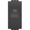 Incarcator USB, tip A, 1 modul, 5V, 1500mA, Antracit, Living Light L4191A