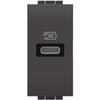 Incarcator USB, tip C, 1 modul, 7V, 1500mA, Antracit, Living Light L4192C