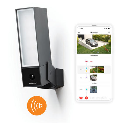 Camera de supraveghere inteligenta, de exterior, cu sirena, Wi-Fi, Netatmo NOC-S-PRO, alternativo.ro