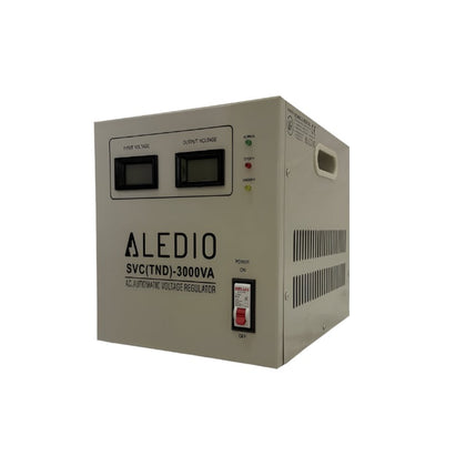Stabilizator automat de tensiune, monofazic, cu servomotor, 3000VA, 2400W, Aledio TND3KVA, , alternativo.ro