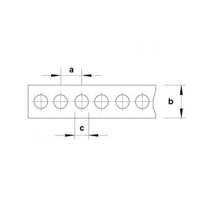 Banda de montaj, perforata, 0.7x12mm, 10m, Aledio 54114, alternativo.ro