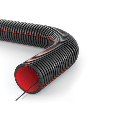 Tub corugat GEOSUB N450, Ø40, 450N, negru, Kouvidis 2047040, 1, alternativo.ro