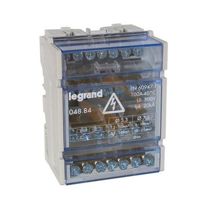 Repartitor modular, 4P, 100A, 4 module, Legrand 004884, alternativo.ro