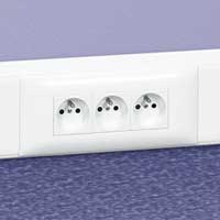Suport aparataj Mosaic, capac DLP 85mm, 6 module, alb, Legrand 010962, , alternativo.ro