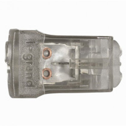 Borna de conexiune, 2 conductori, 0.75-2.5mm², gri, Nylbloc 034322, , alternativo.ro