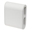 Adaptor 4 prize, iesiri laterale, 16A, fara contact de protectie, Alb/Gri, MOES RevOlution 049400