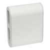 Adaptor 4 prize, iesiri laterale, 16A, fara contact de protectie, Alb/Gri, MOES RevOlution 049400